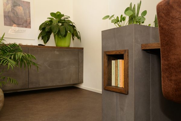 bureau werkplek inrichting werkkamer ladekast maatwerk meubels meubelmakers Utrecht mooi ruim