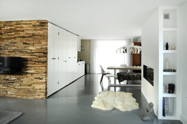 Wonderwall wandbekleding tv-wand sierwand meubelmakers Utrecht maatwerk van mooi ruim