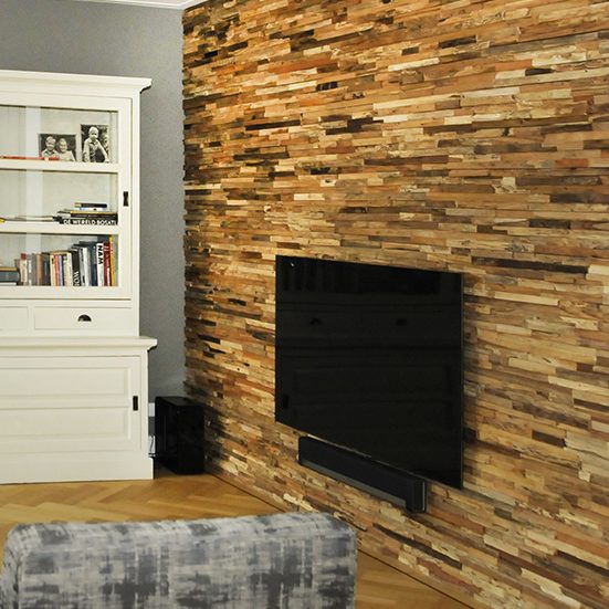 Wonderwall wandbekleding met TV