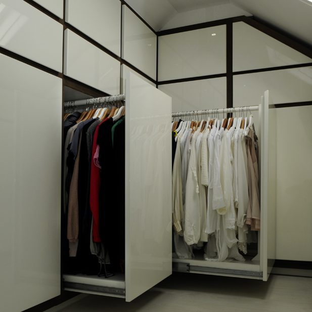 Inloopkast op zolder