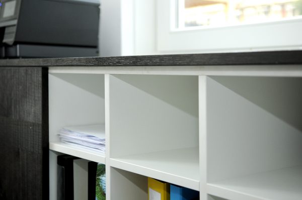 archiefkast bij werkplek kantoormeubel maatwerk meubelmakers Utrecht mooi ruim