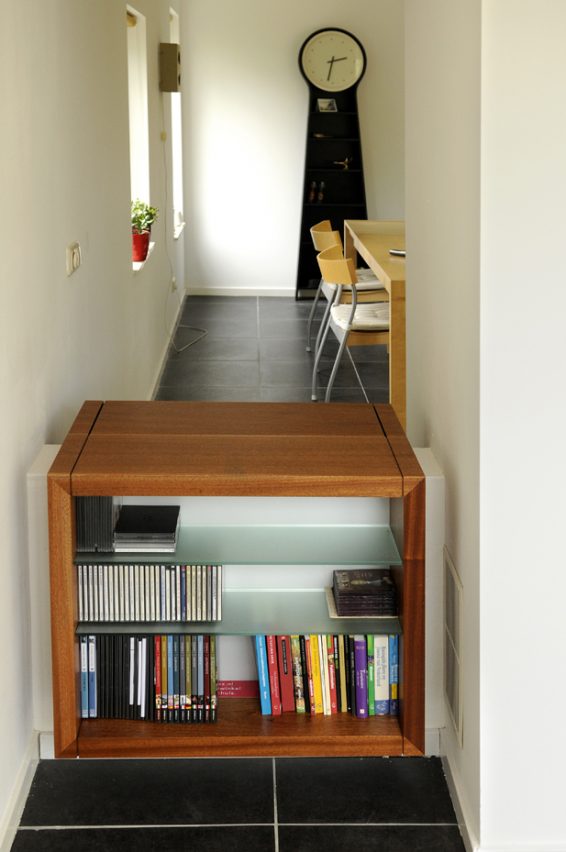 uitklapbaar bureau werkplek op maat meubelmakers van mooi ruim uit Utrecht